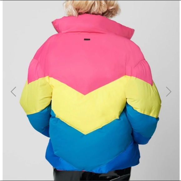 Blank NYC Neon Reversible Puffer Jacket - Picture 3 of 4